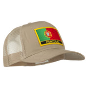 Portugal Country Patched Mesh Back Cap