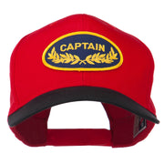 Captain Oak Leaf Military Patched Prostyle Cap