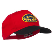 Captain Oak Leaf Military Patched Prostyle Cap