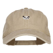 Mini Panda Embroidered Washed Cap