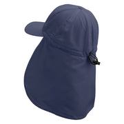 Casino Joker Card Embroidered Flap Hats - Navy OSFM