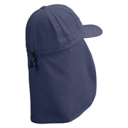 Casino Joker Card Embroidered Flap Hats - Navy OSFM