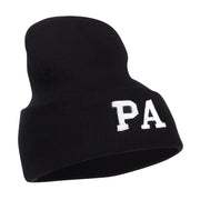 PA Pennsylvania State Embroidered Long Beanie