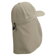 Casino Joker Card Embroidered Flap Hats - Khaki OSFM