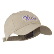 Christmas Plaid Noel Embroidered Cap