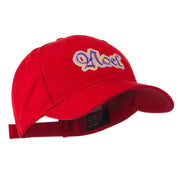 Christmas Plaid Noel Embroidered Cap