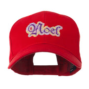 Christmas Plaid Noel Embroidered Cap