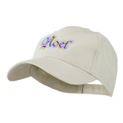 Christmas Plaid Noel Embroidered Cap