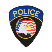 Police Shield Eagle Flag Patch