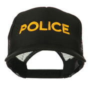 Youth Police Embroidered Foam Mesh Back Cap