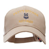 Petty Officer Retired Embroidered Solid Cotton Twill Low Profile Strap Cap