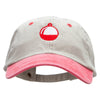 Fishing Bobber Embroidered Pigment Dyed Wash Cap