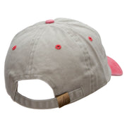 Fishing Bobber Embroidered Pigment Dyed Wash Cap