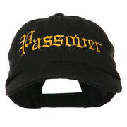 Passover Embroidered Washed Cap