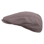 Game Energy Icon Embroidered Men's Linen Summer Ivy Cap - Charcoal S-M