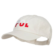 Poland POL Flag Embroidered Low Profile Cap