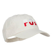 Poland POL Flag Embroidered Low Profile Cap