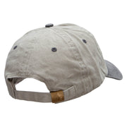 Fishing Bobber Embroidered Pigment Dyed Wash Cap