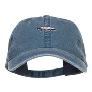 Mini Police Car Embroidered Washed Cap