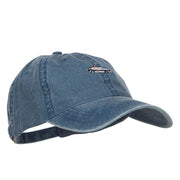 Mini Police Car Embroidered Washed Cap