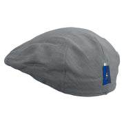 Game Energy Icon Embroidered Men's Linen Summer Ivy Cap - Slate S-M