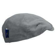 Game Energy Icon Embroidered Men's Linen Summer Ivy Cap - Slate S-M