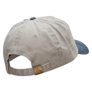 Fishing Bobber Embroidered Pigment Dyed Wash Cap