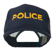 Youth Police Embroidered Foam Mesh Back Cap