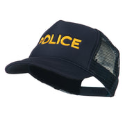 Youth Police Embroidered Foam Mesh Back Cap