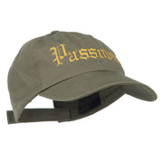 Passover Embroidered Washed Cap