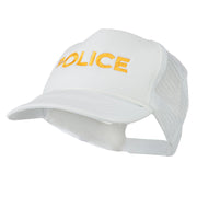 Youth Police Embroidered Foam Mesh Back Cap