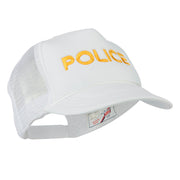 Youth Police Embroidered Foam Mesh Back Cap