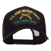 US Army Military Police Patched Mesh Cap