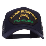 US Army Military Police Patched Mesh Cap