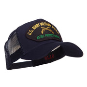 US Army Military Police Patched Mesh Cap