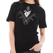 Special Forces Skull Crest Graphic Design Short Sleeve Jersey T-Shirt