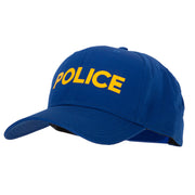 Police Letter Design Heat Transfer 6 Panel Pro Style Cotton Twill Cap