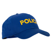 Police Letter Design Heat Transfer 6 Panel Pro Style Cotton Twill Cap