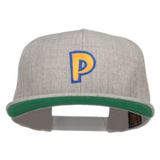 Poke Monster P Embroidered Snapback Cap