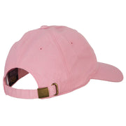 Mississippi Magnolia with Map Embroidered Unstructured Washed Cap