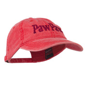 Wording of PawPaw Embroidered Washed Cap