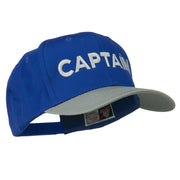 Captain Embroidered Cotton Twill Cap