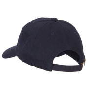 Mississippi Magnolia with Map Embroidered Unstructured Washed Cap