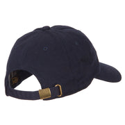 Mississippi Magnolia with Map Embroidered Unstructured Washed Cap