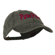 Wording of PawPaw Embroidered Washed Cap