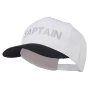 Captain Embroidered Cotton Twill Cap