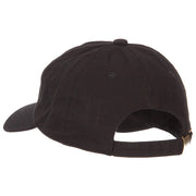 Mississippi Magnolia with Map Embroidered Unstructured Washed Cap