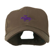 Polo Player Sports Embroidered Cap