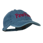 Wording of PawPaw Embroidered Washed Cap