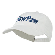 Wording of PawPaw Embroidered Washed Cap